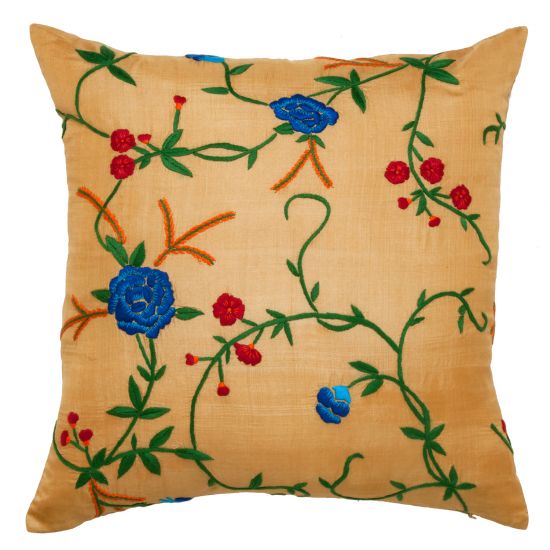 Persian Blossom Pillow Cover - Ocher